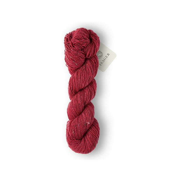 ISAGER TWEED farge RASPBERRY